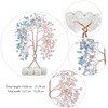 SUNYIK Rose Quartz and Aquamarine Money Tree with Double Heart