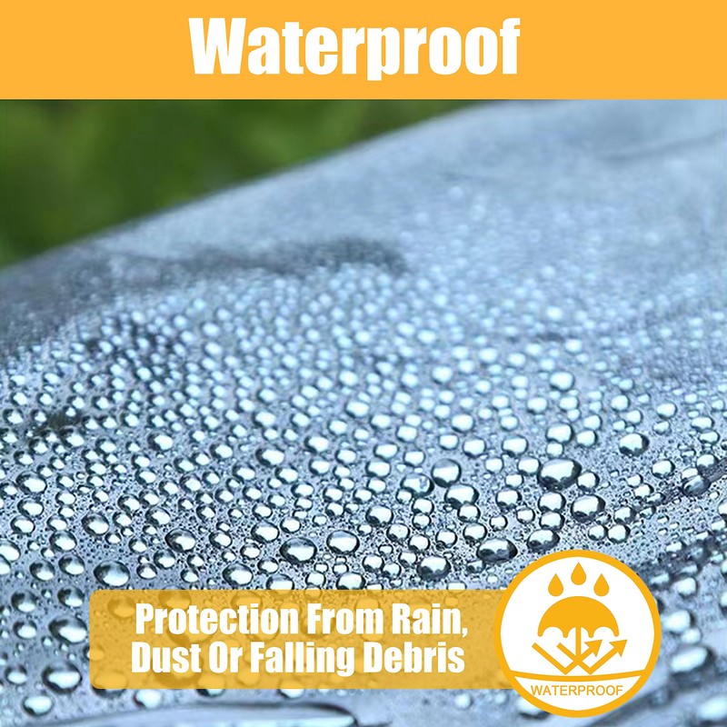 Universal Tinted Clear Forklift Cover - UV Protection Rain Cover