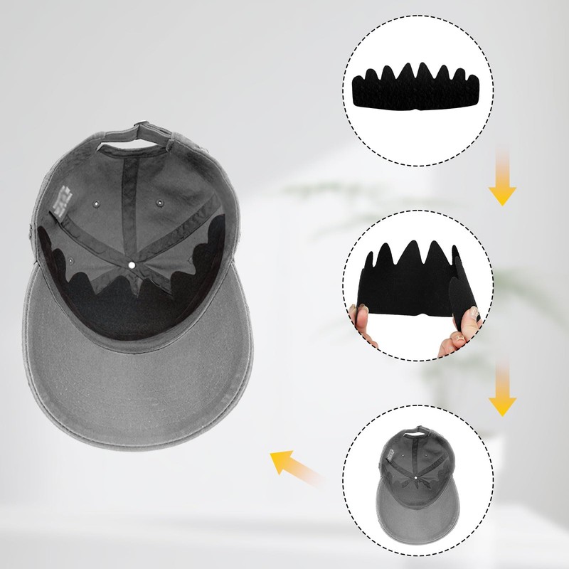 20pcs Hat Sweat Liners, Hat Sweat Protector Reshaper Stretcher for