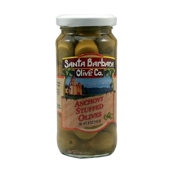 Santa Barbara Olive Co | Premium Individually Hand Stuffed Olives | VARIETY PACK COMBO | 3 Pack (5 oz jars) (Anchovy)