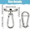 MIN CI Strong Magnetic Hooks 88lbs（40kg）, Strong Magnets Hooks Heavy