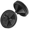 Anglepingping 2pcs 3 3/8" Garbage Disposal Sink Baffle QCB-AM Splash