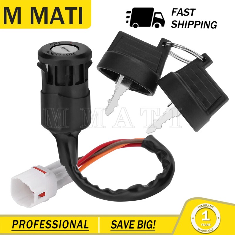 M MATI Key Ignition Switch Main Switch for Yamaha Grizzly