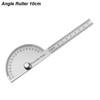 180° Angle Finder for Woodworking – 14cm Adjustable Protractor Ruler