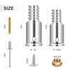 Sartatue Thread Tip Replacement,Ultra Threaded Tip Repair Kit 1 Inch