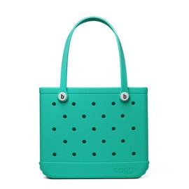 BOGG BAG - Medium Tote - Cabana Boy, White Buttons - 15in L x 5in W x 12.5in H - Beach, Pool, Boat, Work, Sports - All Purpose EVA - Lightweight, Washable, Durable