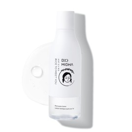 MIDHA [] Arroz Tónico Puro 200Ml (6.7Fl.Oz) 77% Tónico de Agua de Arroz/Hidratante Facial/Vegano