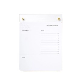 Daily Planner Desk Pad with To-Do List and Notes Section, Daily Notes with Daily Focus, 100 Page Tear off Sheets, Daily Organizer with To Do List, Notes and Daily Focus. Desk Accessories, Notepad