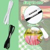 Riakrum Table Bungees Tablecloth Strap Band Tablecloth Bungee Cord to