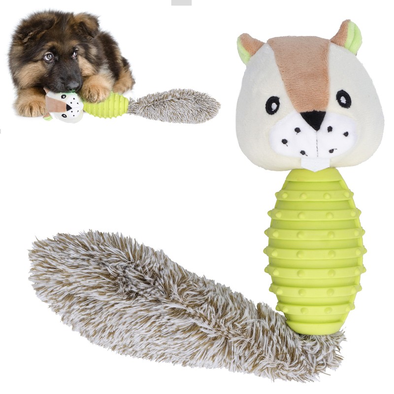 Pet Chew Toys Teeth Cleaning Biting Interactive Training Stuffed Plush