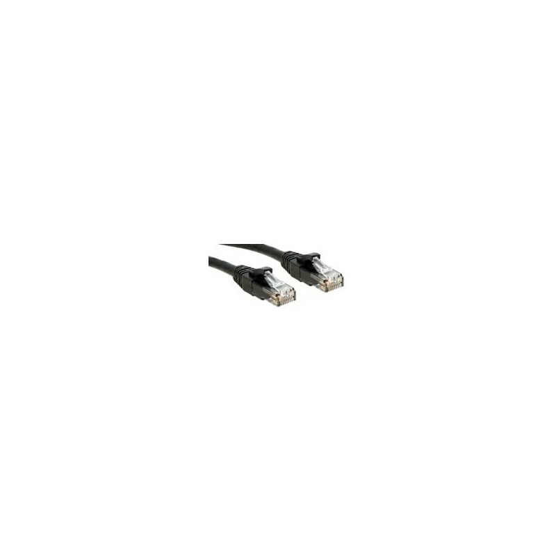 LINDY Cat.6 UTP Premium PatchCable, halogen-free, black, 0,