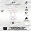 SLEEKLIGHTING - 13Watt GU24 Base 2 Prong Light Bulbs- UL