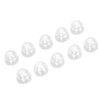 10Pcs Sound Amplifier Tips Silicone Anti Static Noise Reduction Double