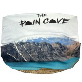 THE PAIN CAVE Buff Multifunctional Snood - Neck Warmer Snoods for Men & Women with Sun Protection, Neck Gaiter for Ski, Cycling, Running - Lake