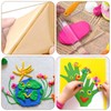 Jinsion Clay Rolling Pin and Mat, Acrylic Clay Rollers with