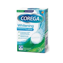 Corega Whitening Antibacterial Denture Cleanser 36tabs