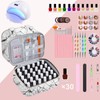 FCQQYWZ Nail Polish Organizer Case - Holds 30+ Bottles (15ml/0.5