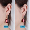 DCRSLB Earring Backs for Droopy Ears, Druable Button Shape Locking