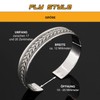Fly Style Bangle Made of 925 Sterling Silver for Men