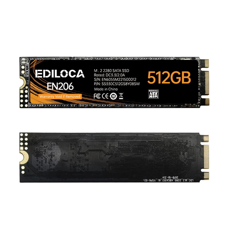 EDILOCA EN206 SSD 256GB M.2 2280 with 3D TLC NAND