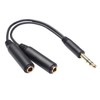 jojofuny Stereo Audio y Splitter Adapter Male to Female Cable