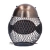 Art Wrought Iron Owl Storage Tank Metal Money Box Handicrafts