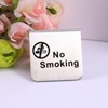 ABOOFAN 3pcs No Smoking Signs Metal No Smoking or Table