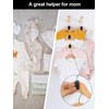 Sheryl&Rain 60Pcs Clothes Hanger Connector Hooks,Clothes Hangers Space Savers,Space Saving