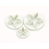 11294 Calyx Cutters Set Of 3 White Plastic 16 x
