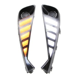 Dreamseek LED DRL Driving Fog Lamp for Toyota C-HR CHR AX10 2020 2021 2022 Front Daytime Running Light w/Dynamic Sequential Turn Signal