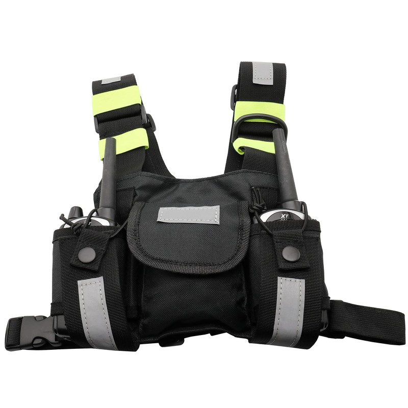 GoodQbuy Universal radio chest harness Rig Bag Pocket Pack Holster