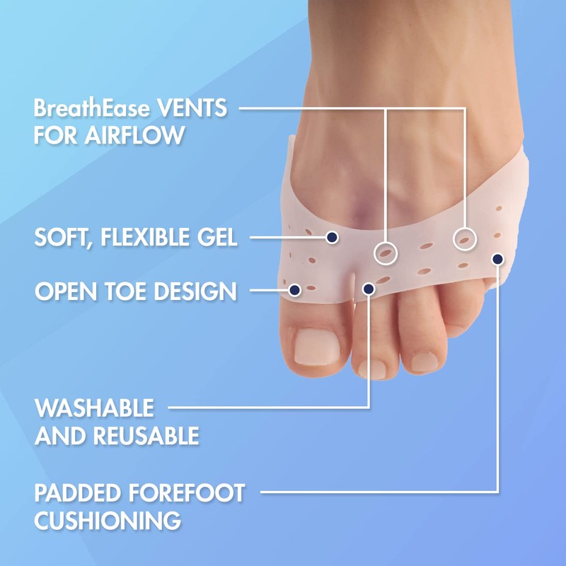 Dr. Frederick's Original Open-Toe Metatarsal Sleeves, 4 ct