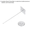 PATIKIL 80mm Perforated Insulation Pins with Round Washer,100 Sets 2in