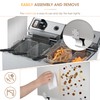 SDSNTE Stainless Steel Commercial Deep Fryer Splash Guard 20-1/2" W