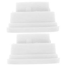 BESPORTBLE 2pcs Rubber Pool Ladder End Caps Durable Safety Bumpers for Swim Ladder Nonslip Design for Secure Footing Reliable Replacement Accessories Stylish Robust