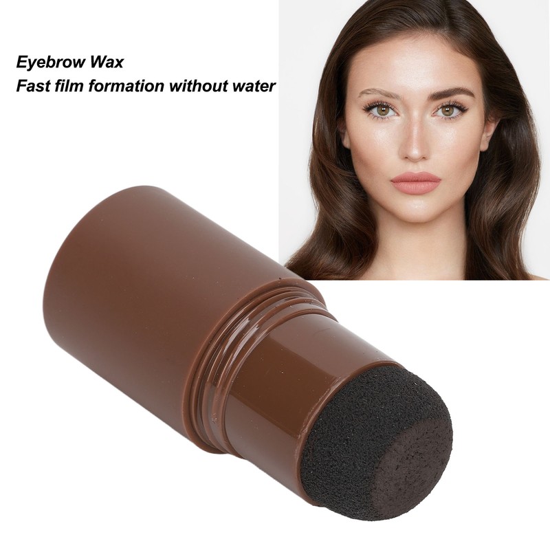 Eyebrow Powder Stamp Kit with 2Pcs Brushes 20Pcs Stencils Long