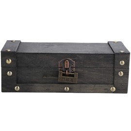 Vintage Storage Box, Antique Style Jewelry Ornaments Organizer Retro Treasure Chest Decorative Treasure Jewelry Chest with Lock Home Decoration Chest Box Case Holder Jewelry Gift