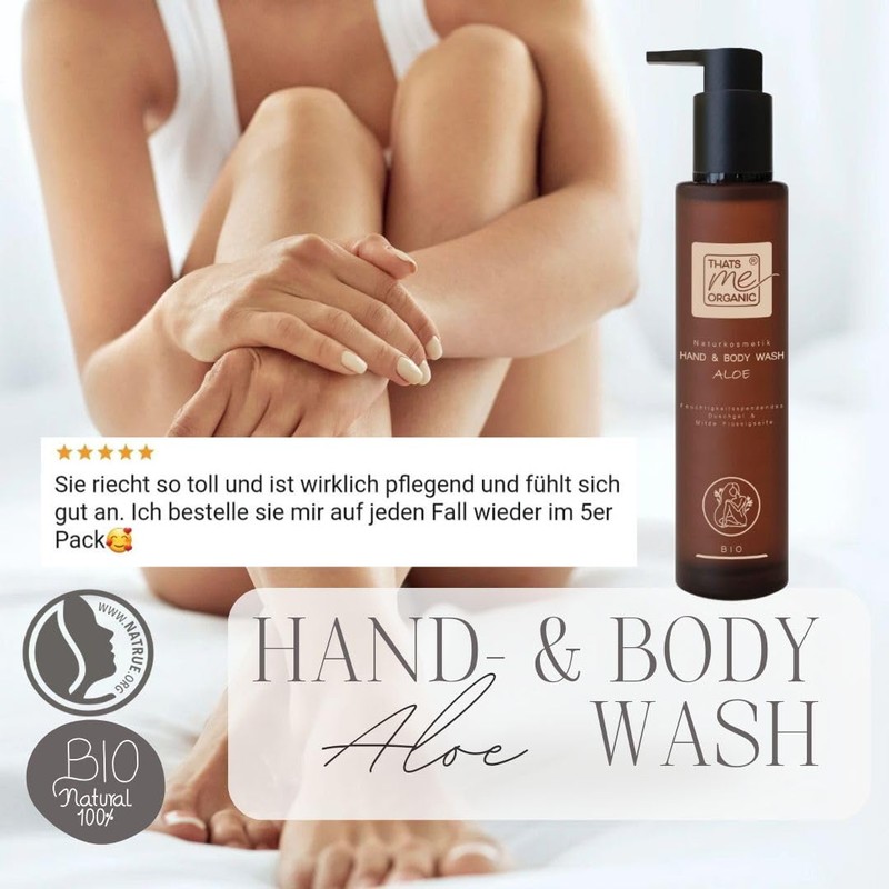 BIO-Hand & Body Wash Aloe 200ml Naturkosmetik