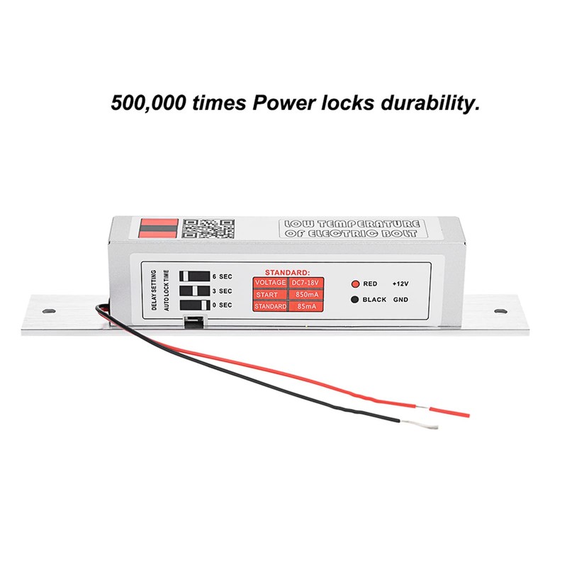 Electric Mortise Lock with Time Delay Low Temperature Bolt​ for