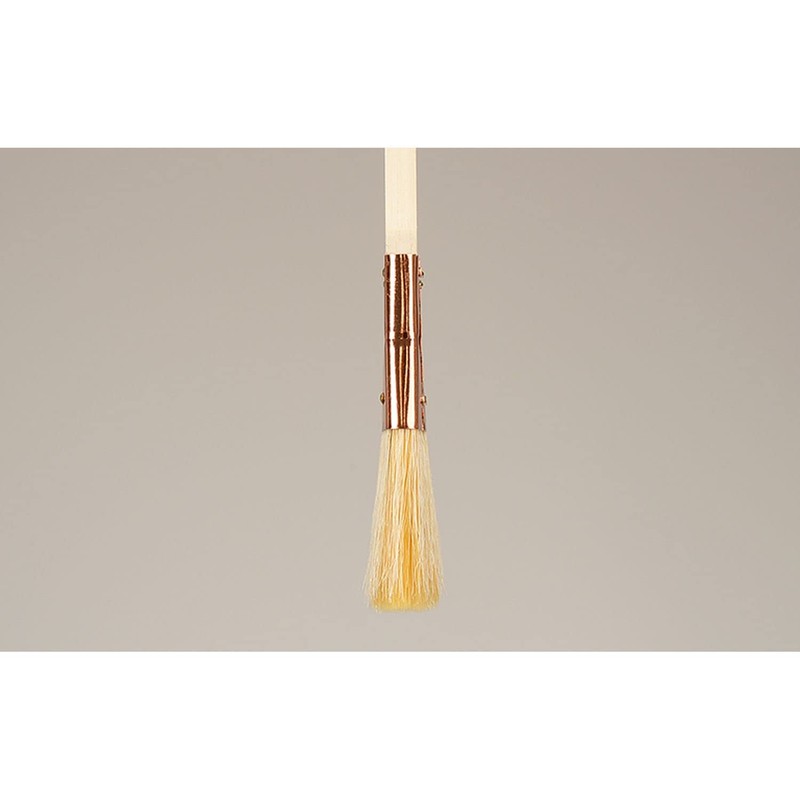 Otsuka Brush Marte Owl Grout Flat Brush White Hair No.