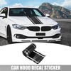 MACHSWON 3.94"x70.87" Car Hood Stripe Sticker Universal Auto Racing Vinyl
