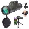 fetchfalcon 12x50 IPX7 Nitrogen Filled FMC HD Monoculars Waterproof w/