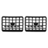 Loddery Car Vent Grille，2PCS A/C Air Heater Dash Bezel Vents