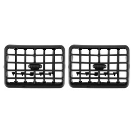 Loddery Car Vent Grille，2PCS A/C Air Heater Dash Bezel Vents Black Compatible for toyota 4Runner Tacoma 1996 1997 1998 1999 2000 2001 2002 Replace 55063-35030 55063-35010 Blac