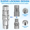 Cplbrb 3/8’’ NPT Flat Face Hydraulic Quick Connect Couplers/Couplings with