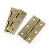 16 Pieces Iron Folding Butt Hinge Door Hinges Cabinet Drawer