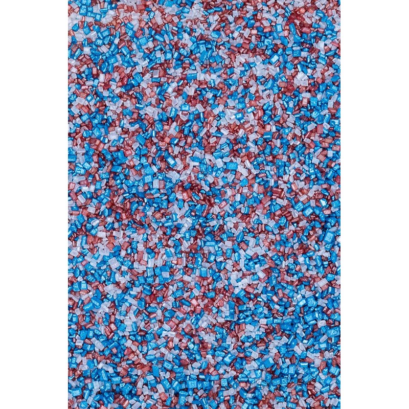 SPRINKLY - Sparkling Sugar - Red, White & Blue -