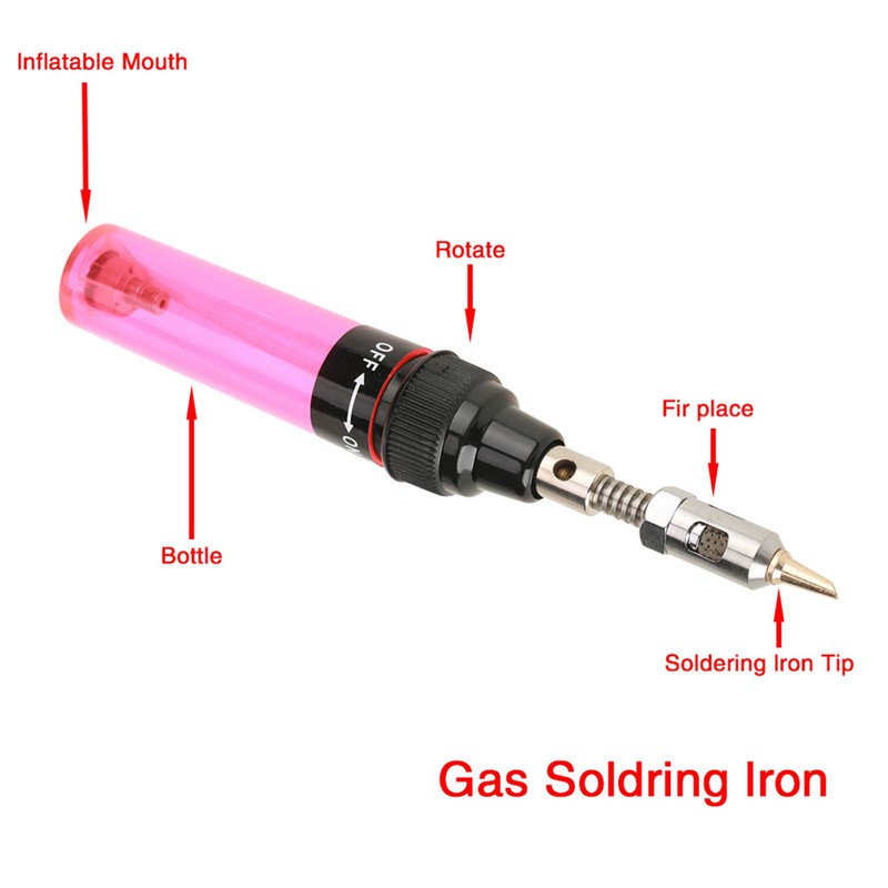Cordless Butane Gas Blow Torch Soldering Iron Gun Welding Pen