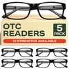 Gaoye 1.5 Blue Light Blocking Reading Glasses - 5 Pack