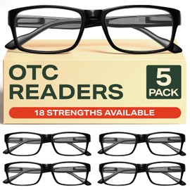 Gaoye 1.5 Blue Light Blocking Reading Glasses - 5 Pack